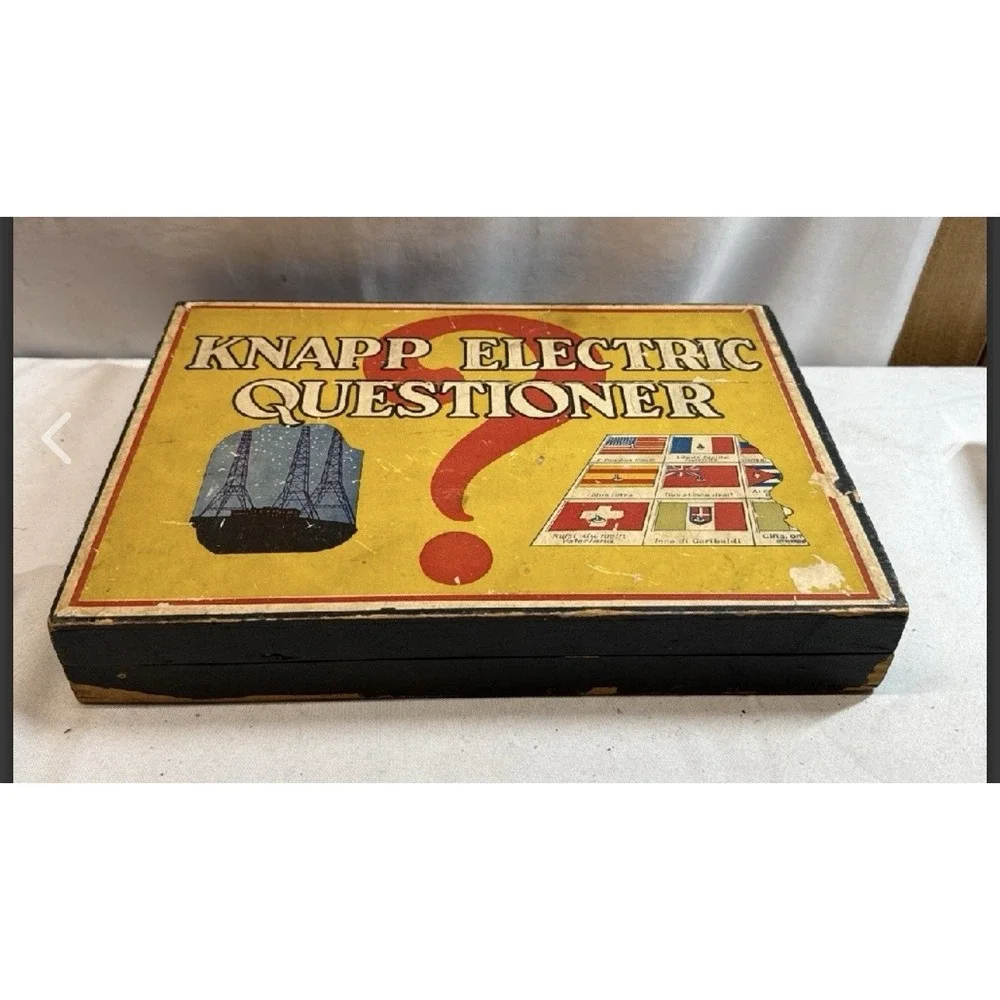 Vintage Knapp Electric Questioner Game  w/ Catalogs‎